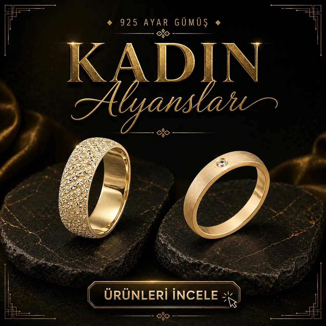 Kadın Alyans Modelleri