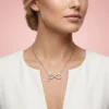 Tektaş ve Sonsuzluk Gümüş Kadın Kolye Modeli